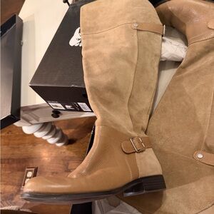 Naturalizer Tan Over the Knee Boots